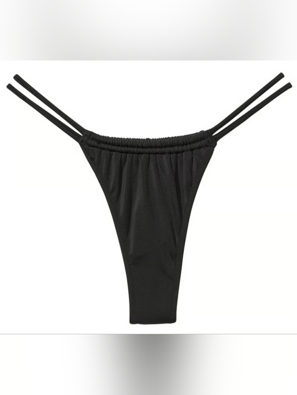 M XL VS Swim Ruched Thong Bikini Bottom Tropical Island Getaway